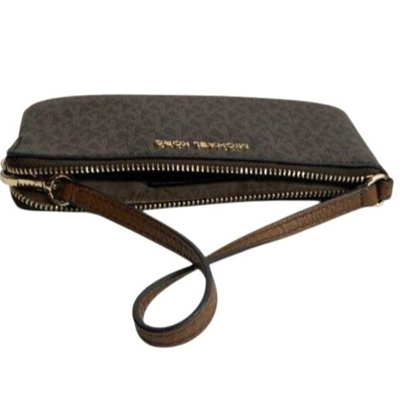 Michael Kors Women's Jet Set Small Signature Logo Clutch - Picture 5 of 5